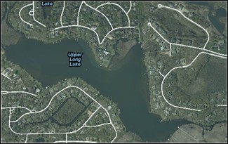 Upper Long Lake Arial View