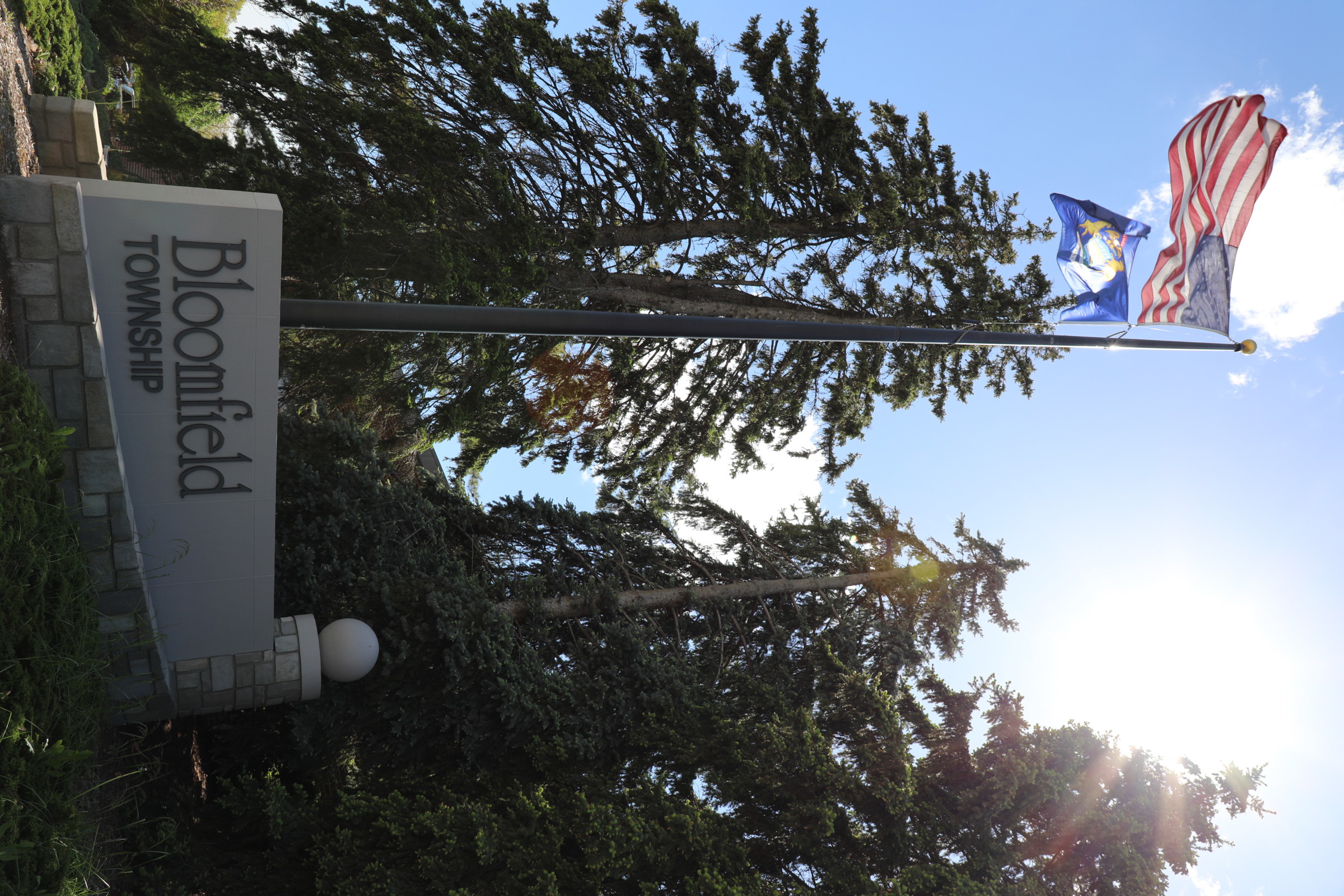 Township Sign & Flags