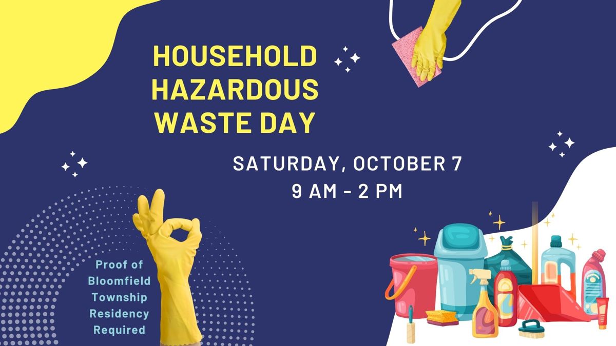 Featured image of Household Hazardous Waste Drop-Off Day is Saturday, October 7, 2023