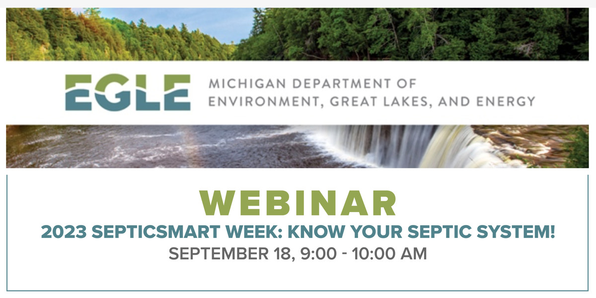 Featured image of Registration Open for Free Webinar on Knowing Your Septic System - August 2023