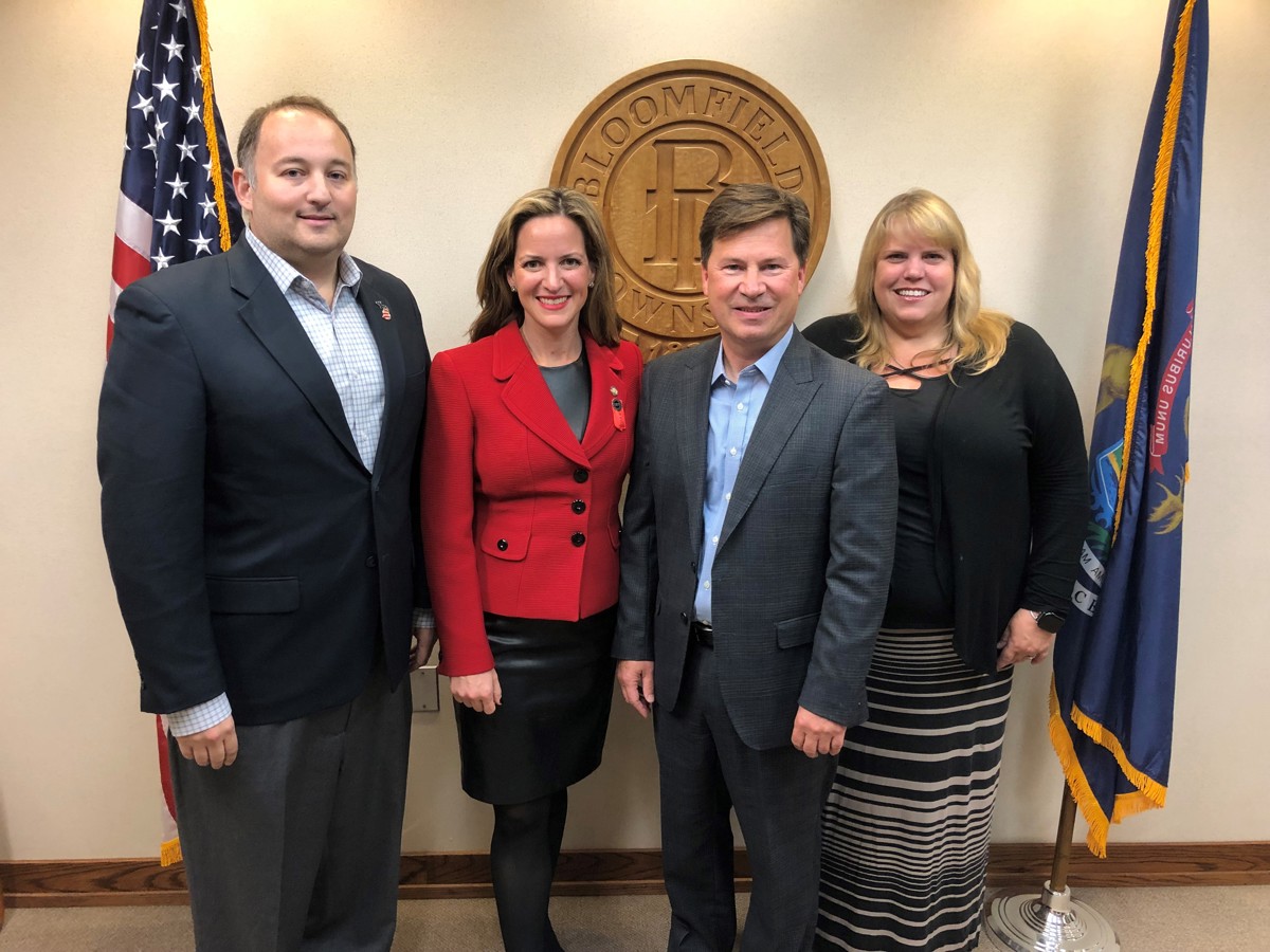 Featured image of Michigan Secretary of State Jocelyn Benson Visits Township Hall