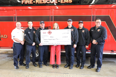 Bloomfield Township Fire Department Charities Presents “Fill The Boot” Proceeds to Muscular Dystrophy Association