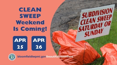 3rd Annual Operation Clean Sweep Dedicated to a “Beautiful Bloomfield”