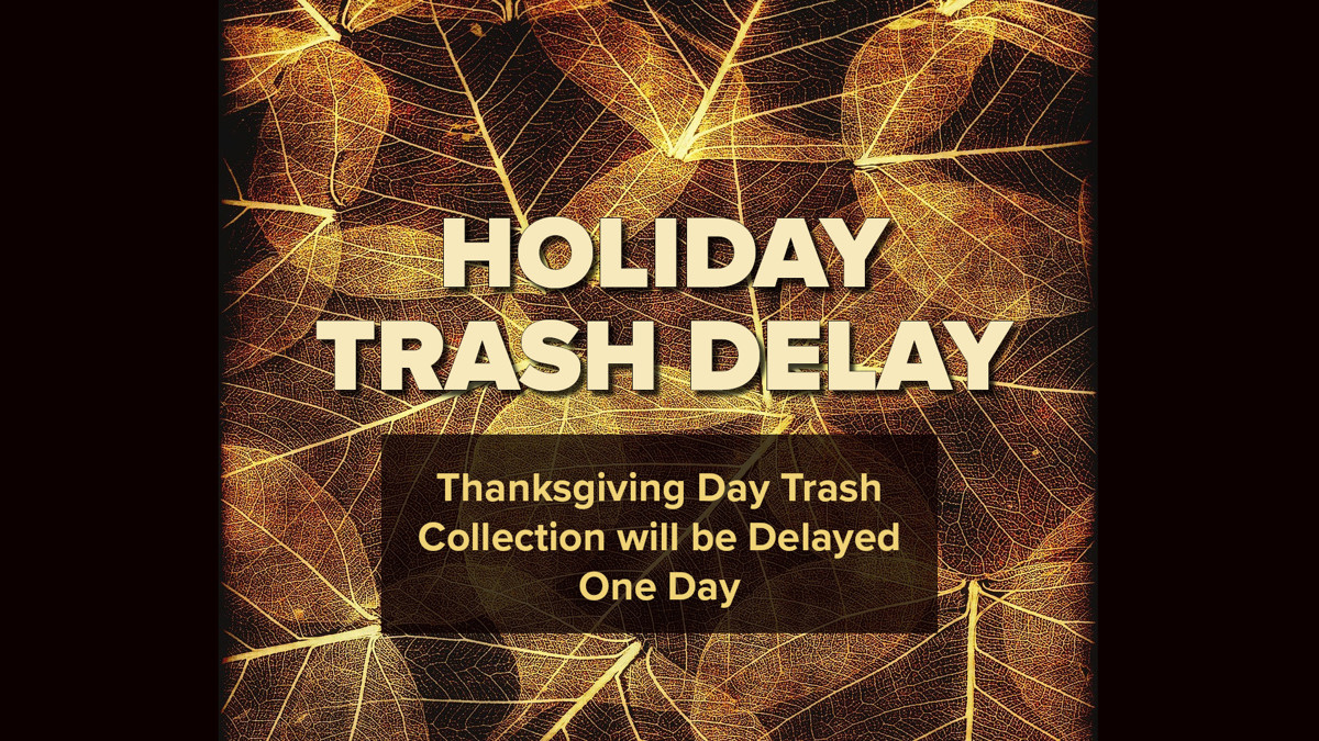 Featured image of Thanksgiving Trash Collection Delayed One Day