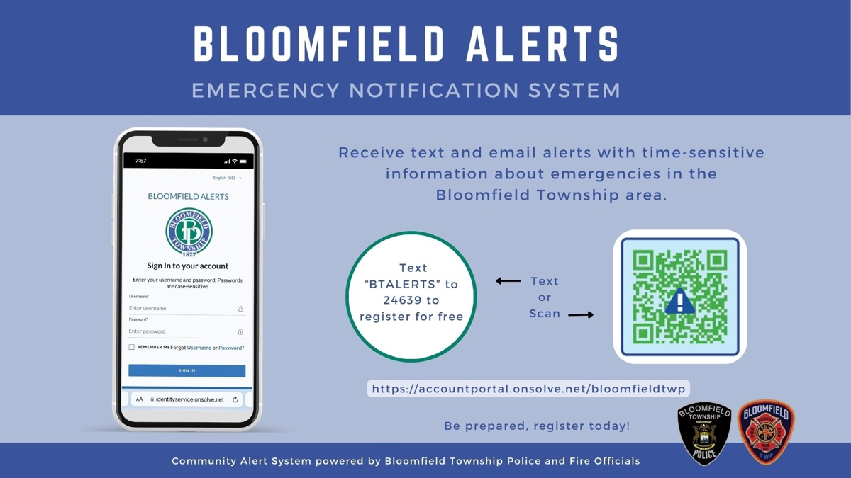 Featured image of Bloomfield Alerts: A New Emergency Alert System